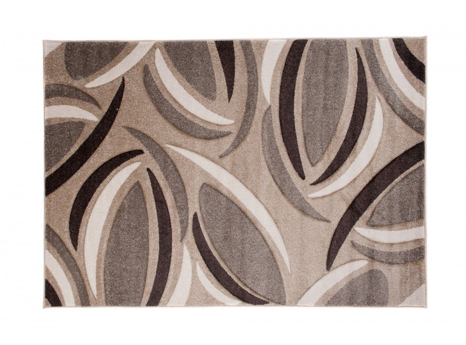 Moderný kusový koberec MATRA tmavo béžový C804B