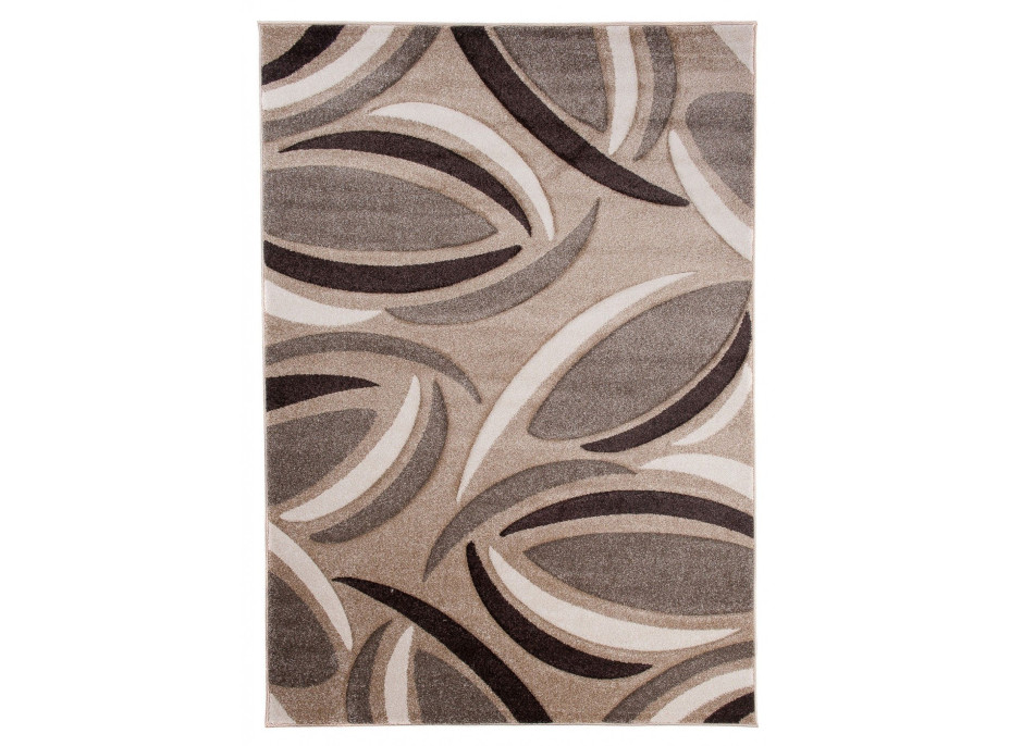 Moderný kusový koberec MATRA tmavo béžový C804B