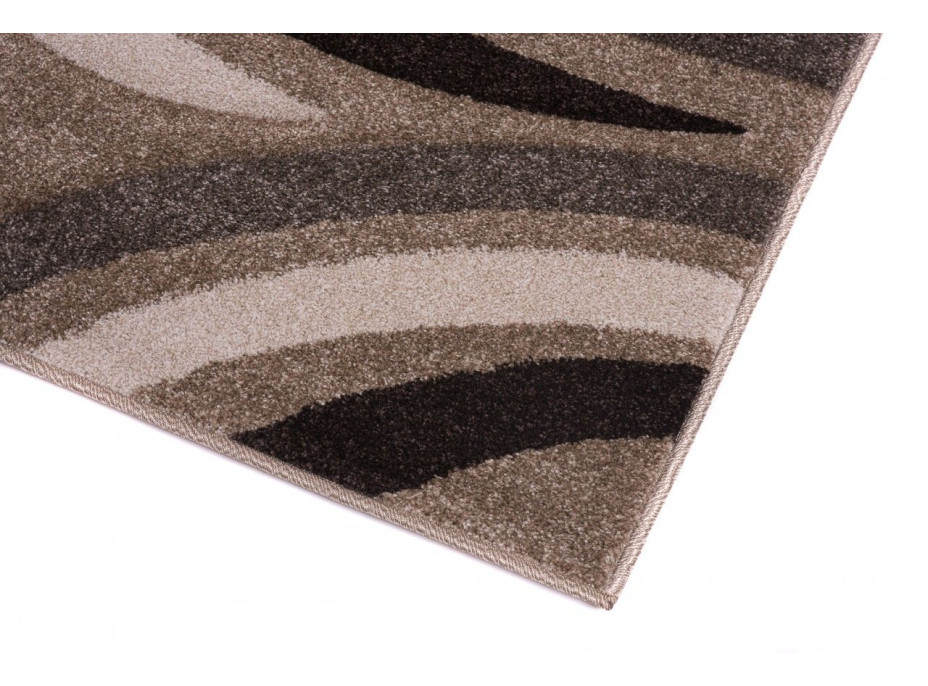 Moderný kusový koberec MATRA tmavo béžový C804B
