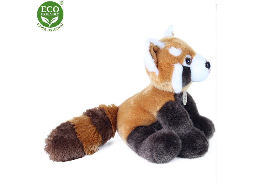 Rappa Plyšová panda červená stojaca 28 cm ECO-FRIENDLY
