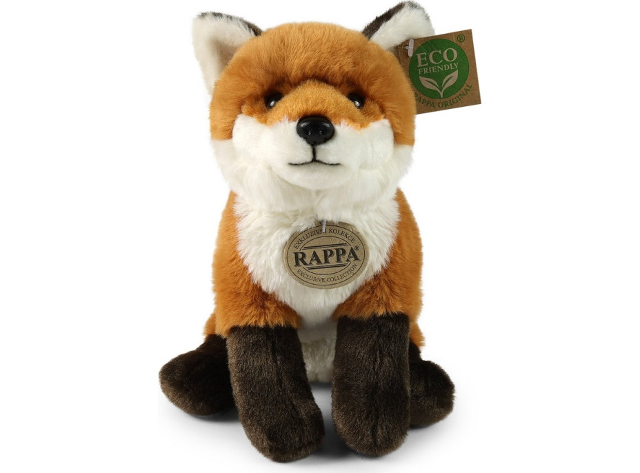 Rappa Plyšová líška sediaca 23 cm SOFT COLLECTION, ECO-FRIENDLY