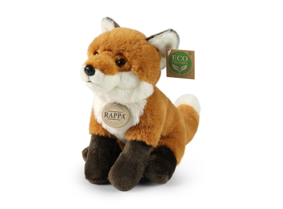 Rappa Plyšová líška sediaca 23 cm SOFT COLLECTION, ECO-FRIENDLY