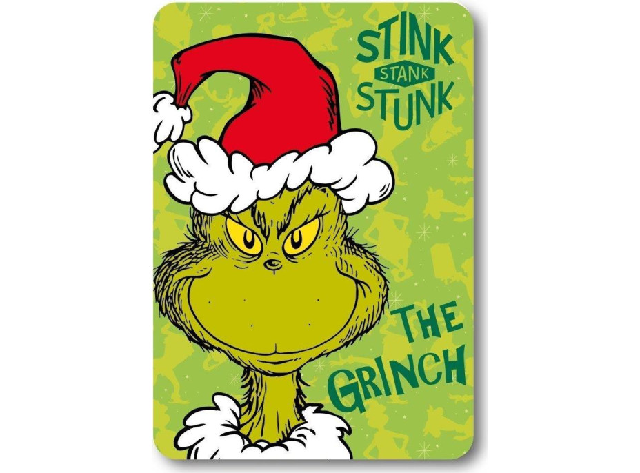 Detská deka POLAR 100x140 cm - Grinch