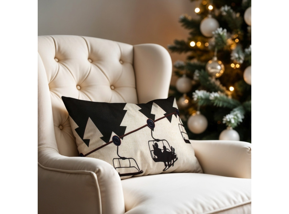 Vianočná sada VELVET INVERNO - 3x obliečka na vankúš