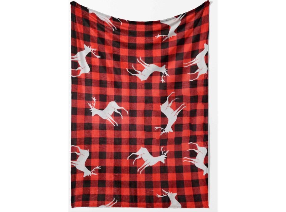 Vianočná sada COZY & NATALE - deka 150x200 cm + vankúš Happy Holidays