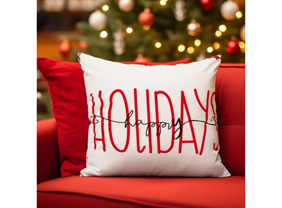 Vianočná sada COZY & NATALE - deka 150x200 cm + vankúš Happy Holidays