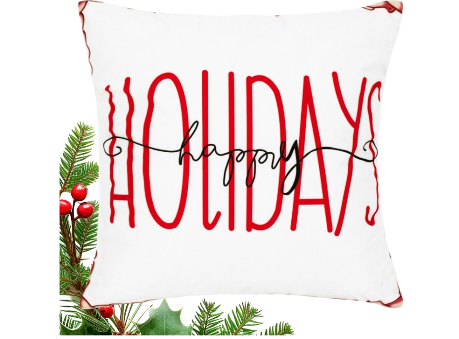 Vianočná sada COZY & NATALE - deka 150x200 cm + vankúš Happy Holidays