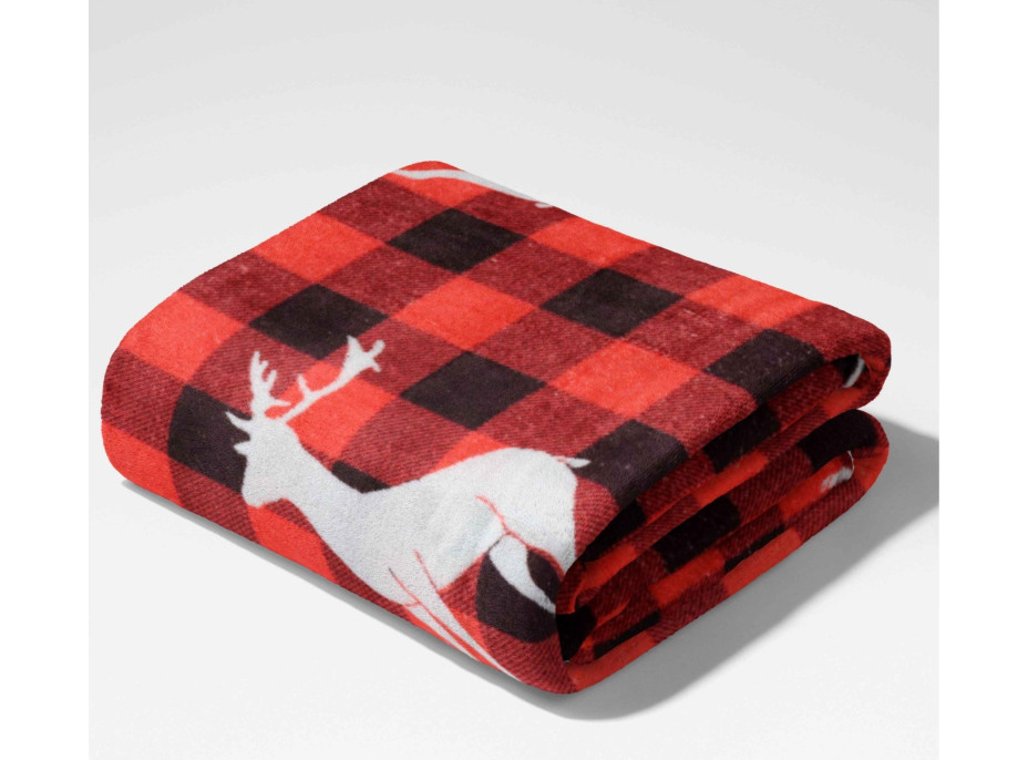 Vianočná sada COZY & NATALE - deka 150x200 cm + vankúš Happy Holidays