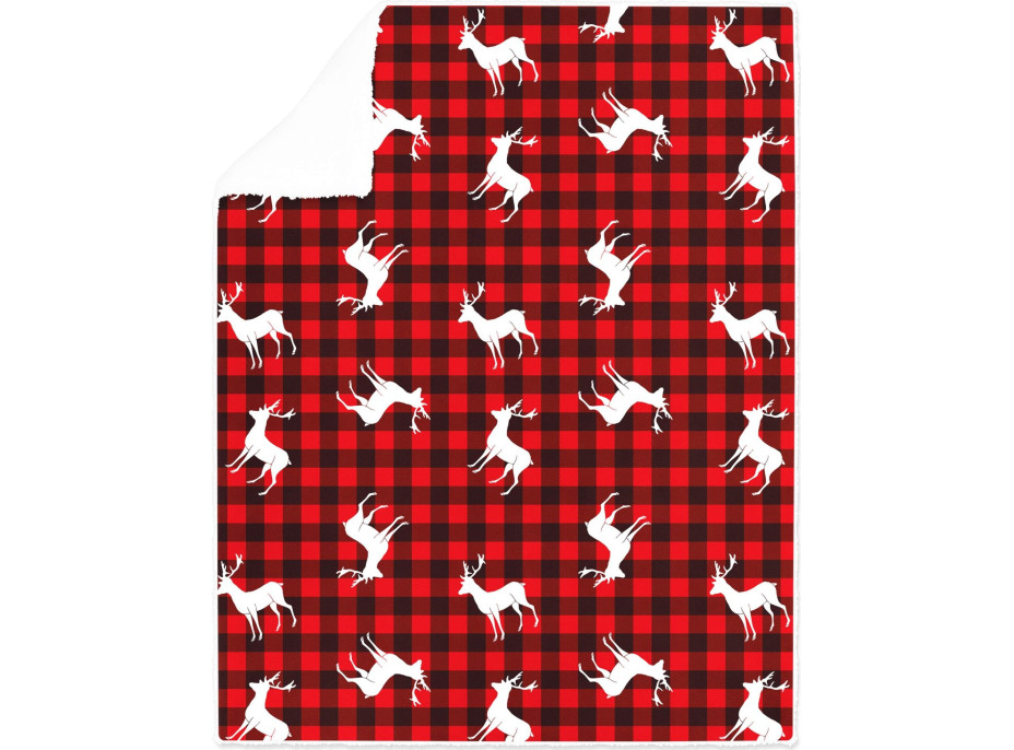 Vianočná sada COZY & NATALE - deka 150x200 cm + vankúš Happy Holidays