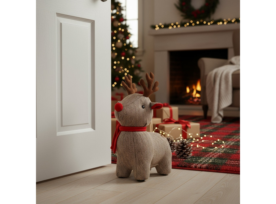 Zarážka do dverí JELEN - 24x20 cm - béžový