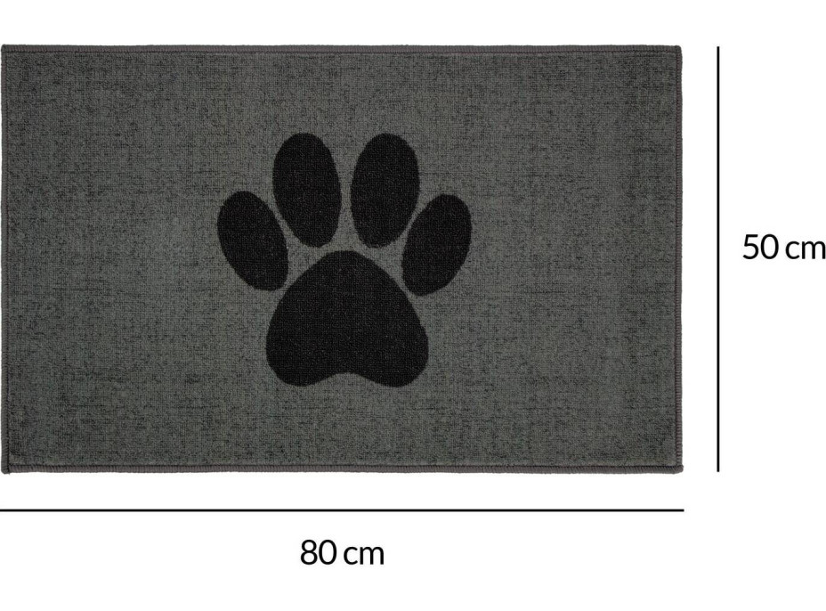 Koberec pre psov PUPIL PAD 50x80 cm - šedý