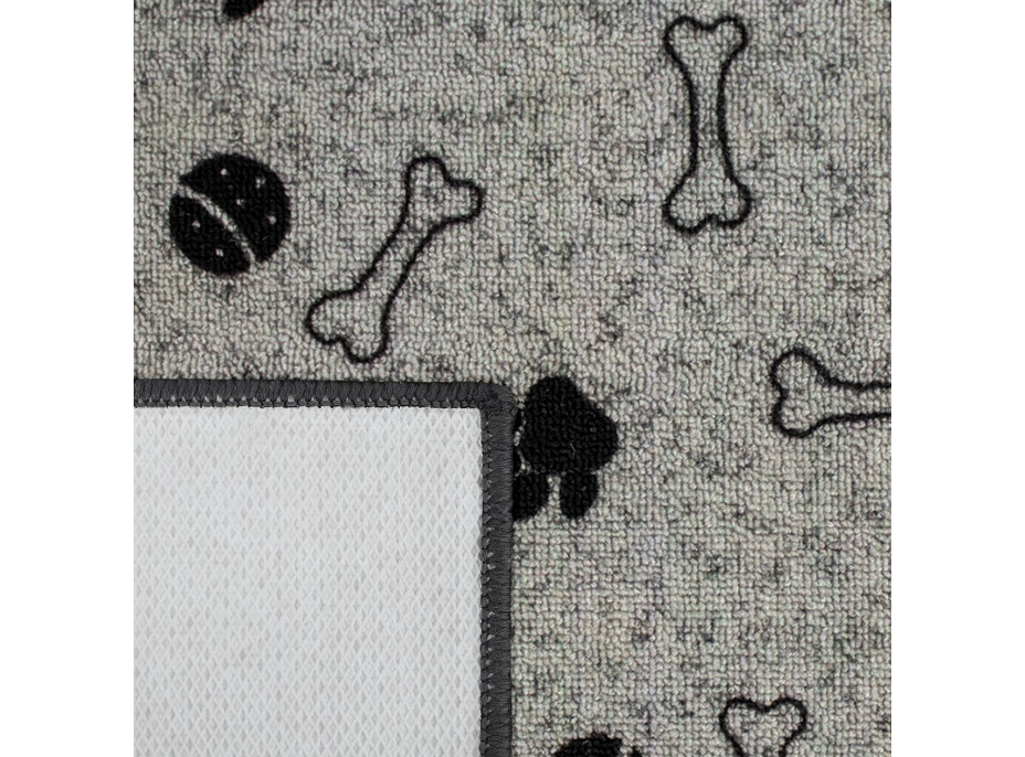 Koberec pre psov DOG REST 50x80 cm - šedý