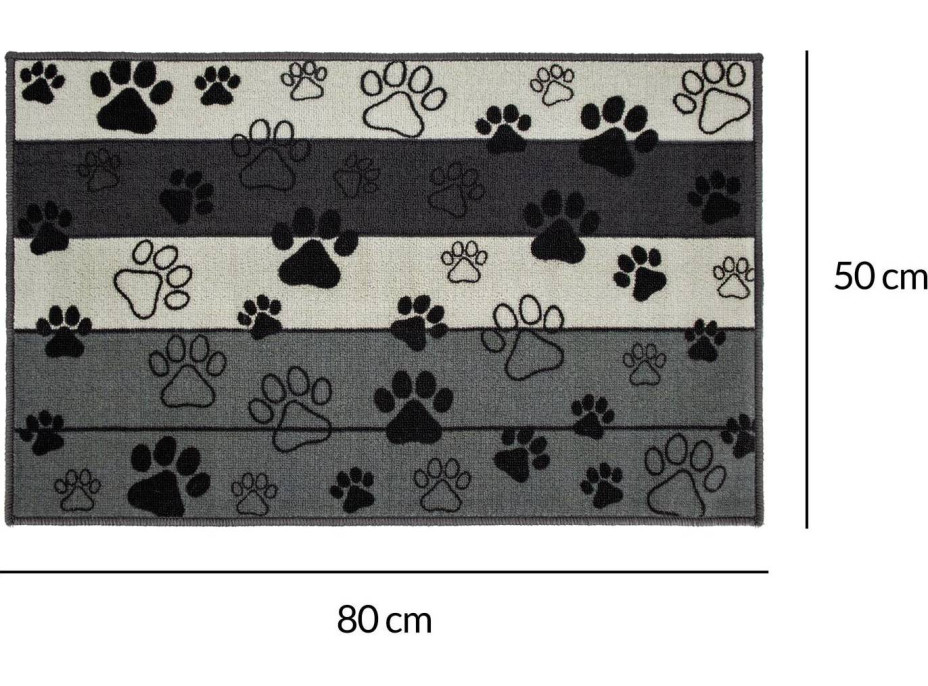 Koberec pre psov Paws & Chill 50x80 cm - šedý