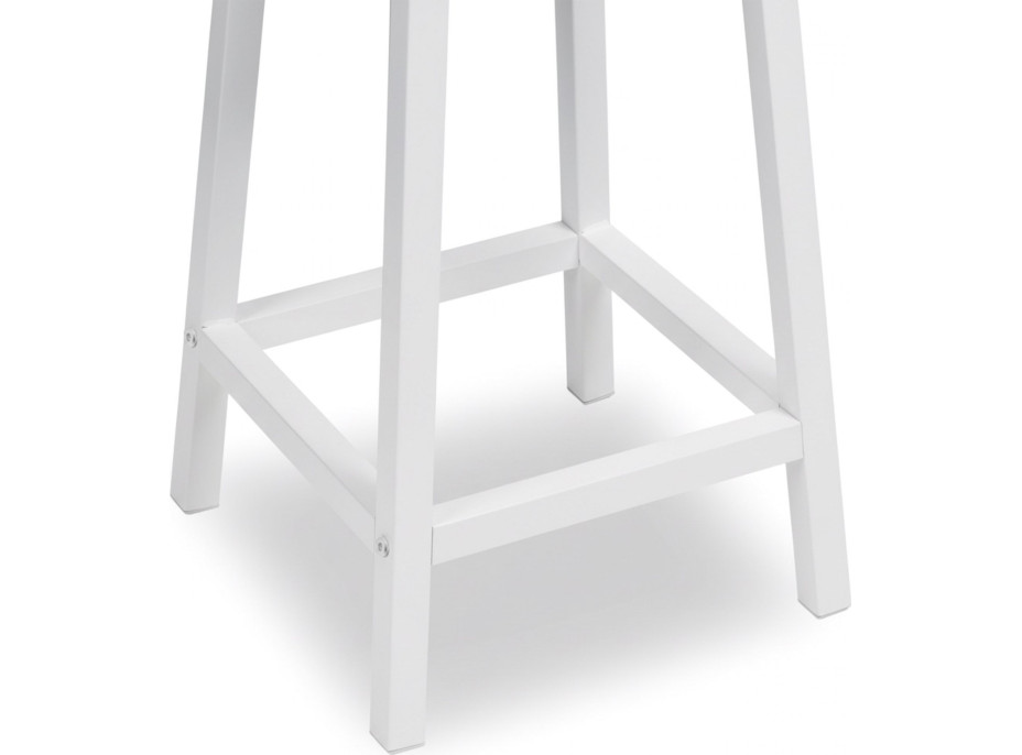 Barová stolička KENT Rustic - starený dub/biela