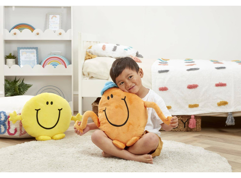 Rainbow Mr. Men Mr. Tickle veľký vankúšik