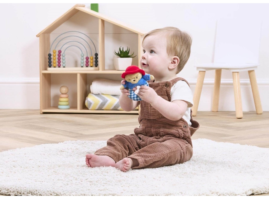 Rainbow Plyšová hrkálka Paddington modrá