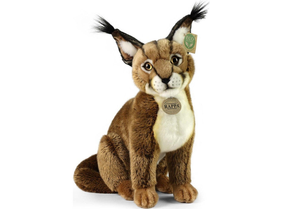 Rappa Plyšový karakal sediaci 35 cm ECO-FRIENDLY