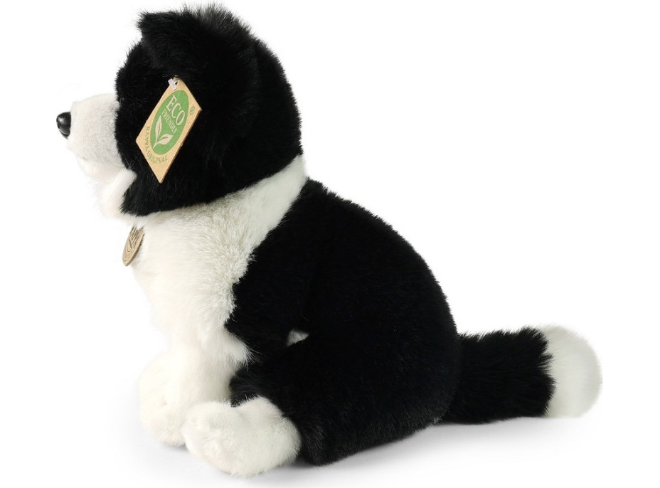 Rappa Plyšový pes border kólia 23 cm SOFT COLLECTION, ECO-FRIENDLY