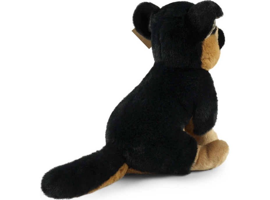Rappa Plyšový pes nemecký ovčiak sediaci 23 cm SOFT COLLECTION, ECO-FRIENDLY