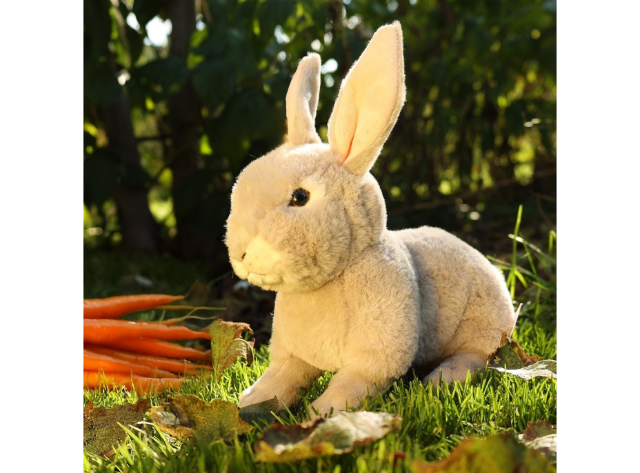 Rappa Plyšový králik sivý 23 cm SOFT COLLECTION, ECO-FRIENDLY