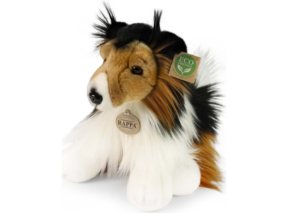 Rappa Plyšový pes kólia dlhosrstá 28 cm ECO-FRIENDLY