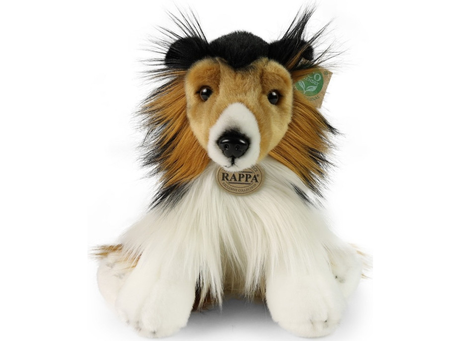 Rappa Plyšový pes kólia dlhosrstá 28 cm ECO-FRIENDLY