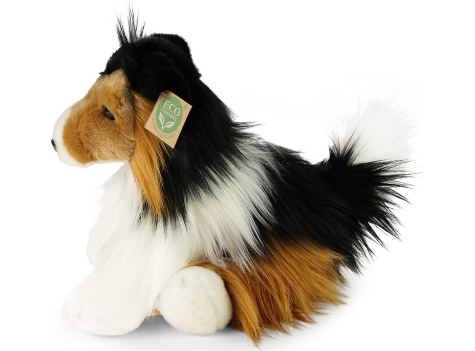 Rappa Plyšový pes kólia dlhosrstá 28 cm ECO-FRIENDLY