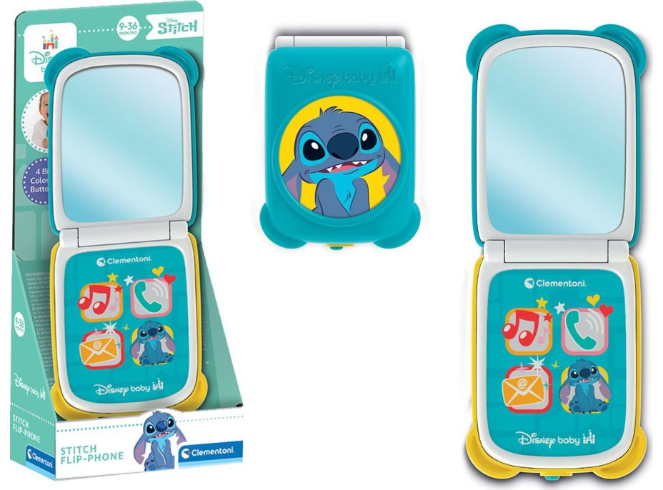 CLEMENTONI BABY Stitchov skladací Smartphone