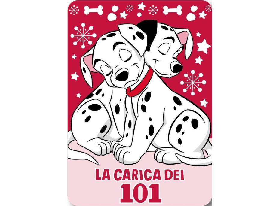 Detská deka POLAR 100x140 cm - 101 dalmatíncov