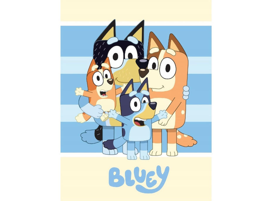 Detská deka POLAR 100x140 cm - Bluey