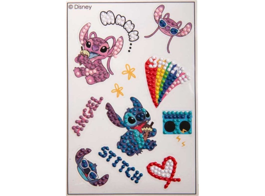 CRAFT ID Diamantové maľovanie Angel a Stitch so stojanom