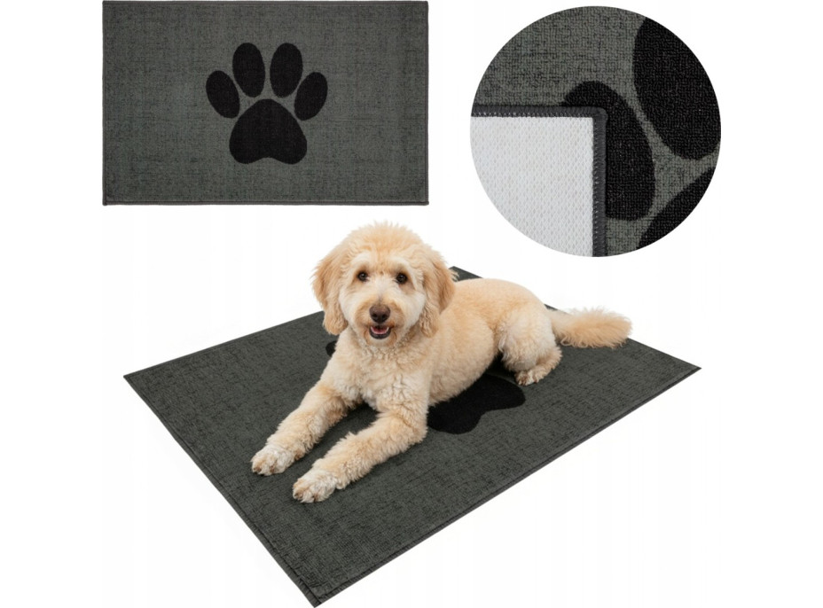 Koberec pre psov PUPIL PAD 50x80 cm - šedý