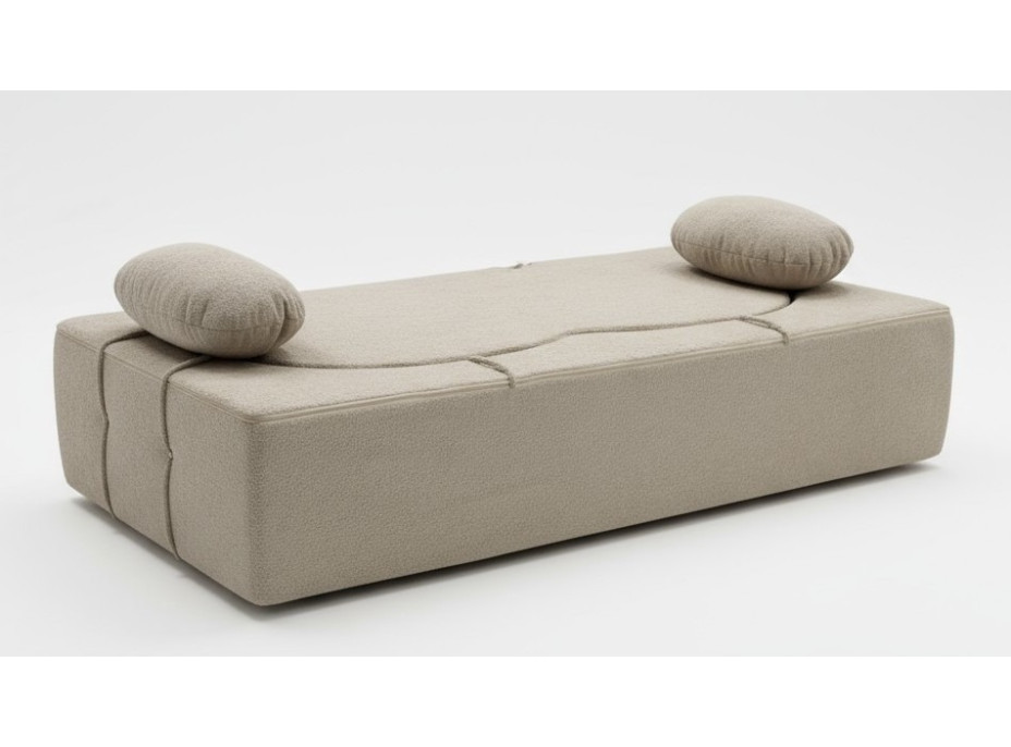 Penová pohovka BILL 200 - rozkladacia - béžová