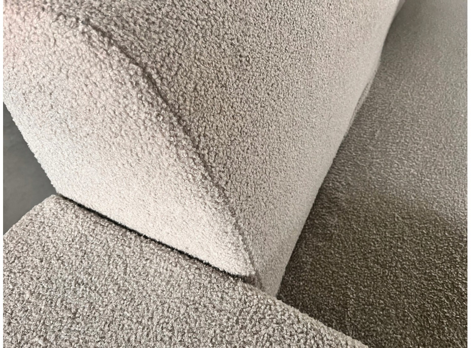 Penová pohovka LIVIA 200 - rozkladacia - béžová