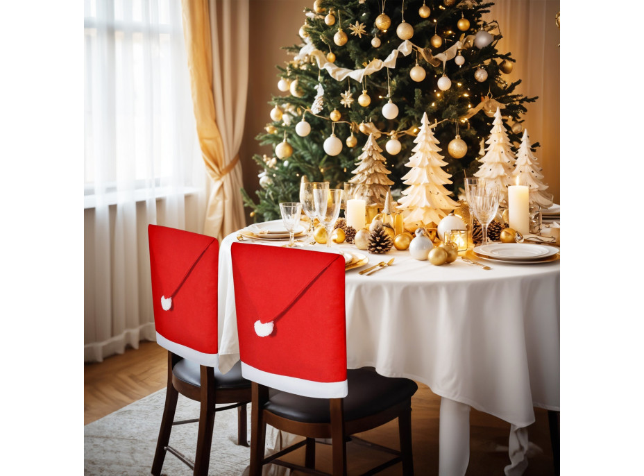 Poťah na stoličku SANTA 65x50 cm - červený