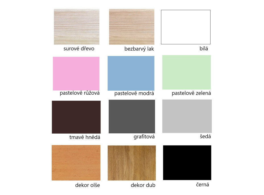 Detská poschodová posteľ z masívu borovice LEGEND so šuplíkmi - 200x90 cm