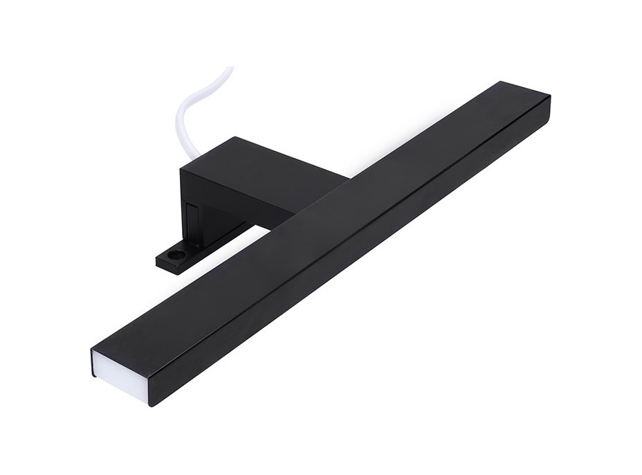 Solight LED kúpeľňové osvetlenie nad zrkadlo 3v1, 7W, 455lm, 4000K, IP44, 40cm, čierna