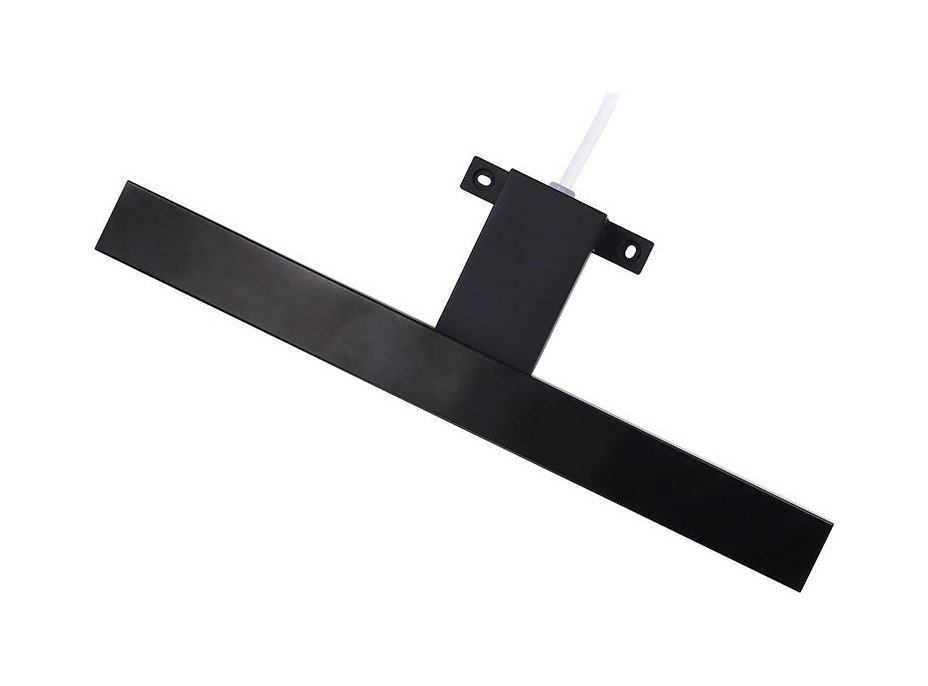 Solight LED kúpeľňové osvetlenie nad zrkadlo 3v1, 7W, 455lm, 4000K, IP44, 40cm, čierna