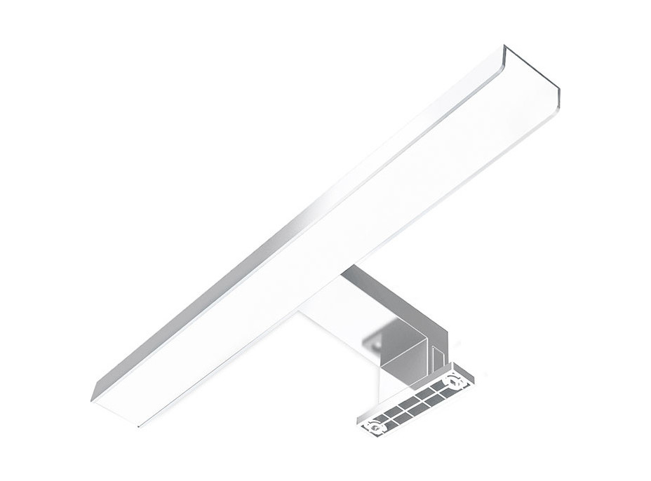 Solight LED kúpeľňové osvetlenie nad zrkadlo 3v1, 7W, 455lm, 4000K, IP44, 40cm, chróm