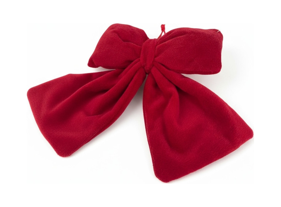 Dekoračná mašľa Rich Red Bow 14x12,5 cm - červená