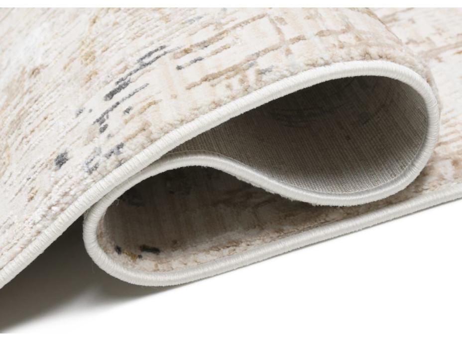 Kusový koberec HERA Modern - krémvoý/šedý