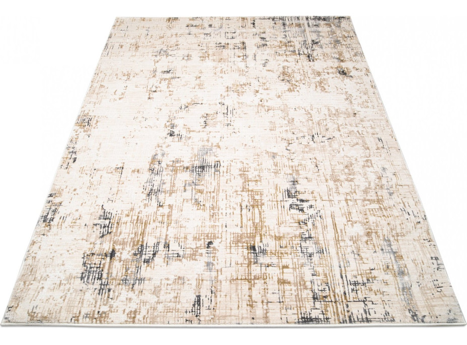 Kusový koberec HERA Modern - krémvoý/šedý