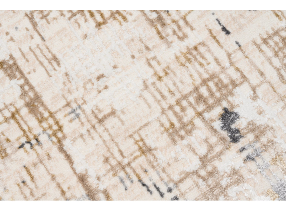 Kusový koberec HERA Modern - krémvoý/šedý