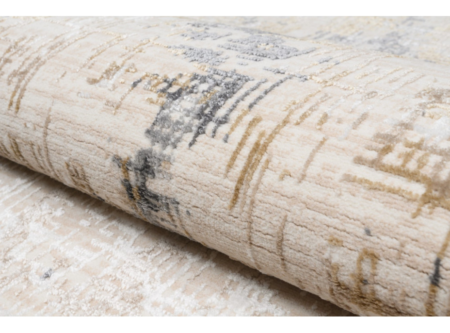 Kusový koberec HERA Modern - krémvoý/šedý