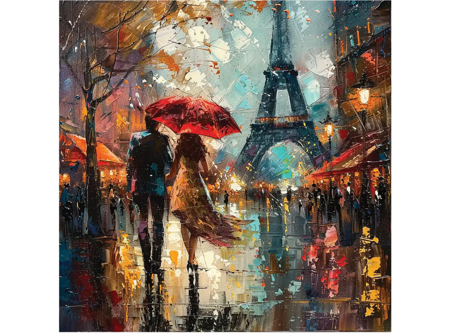 ANATOLIAN Štvorcové puzzle Láska v Paríži 1024 dielikov