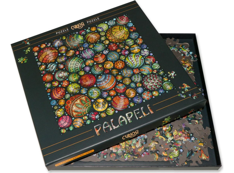 CURIOSI Štvorcové puzzle Palapeli: Farebné guličky 248 dielikov