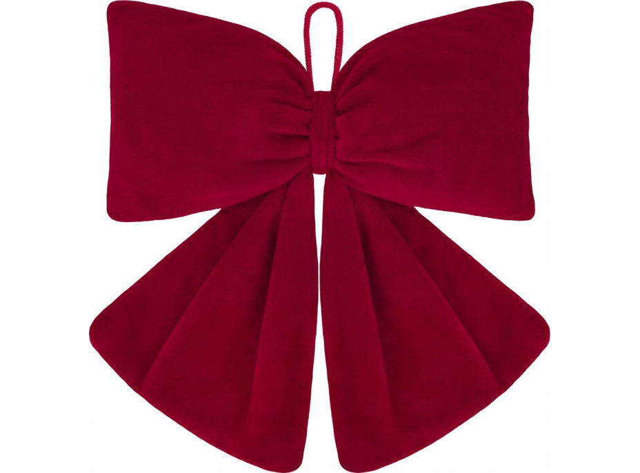 Dekoračná mašľa Rich Red Bow 29x33 cm - červená