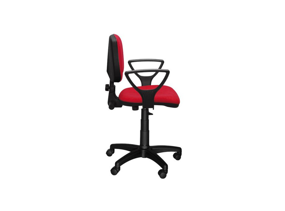 Detská otočná stolička BECKY - tmavo šedá, SUEDINE 36