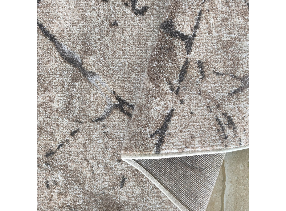 Kusový koberec PANNE stone - odtiene béžovej