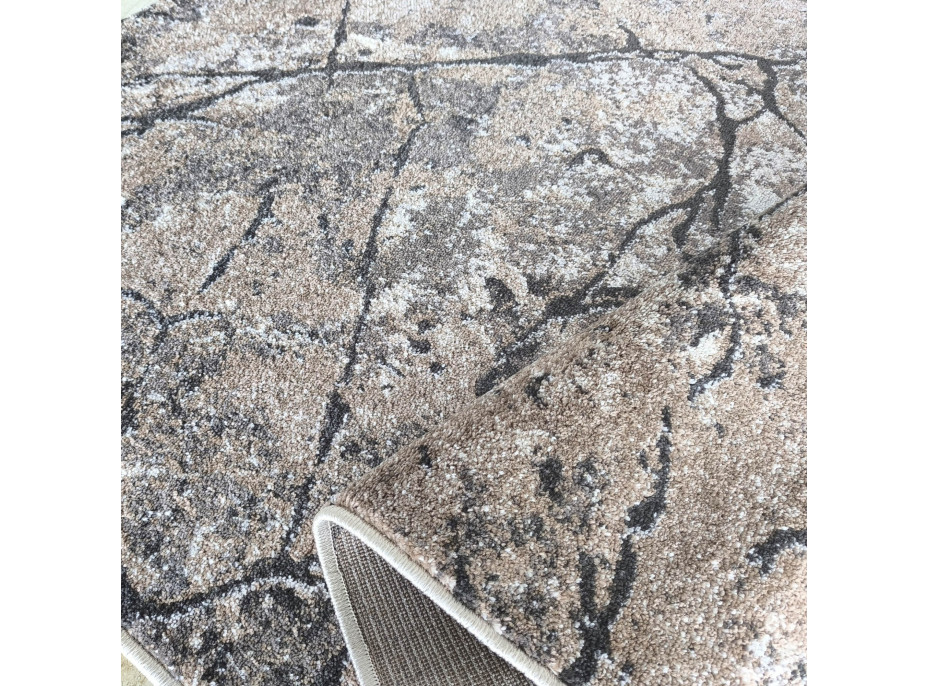 Kusový koberec PANNE stone - odtiene hnedej